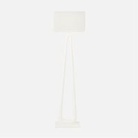 Made Goods Weldon Floor Lamp in White Stone