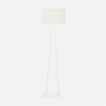 Made Goods Weldon Floor Lamp in White Stone