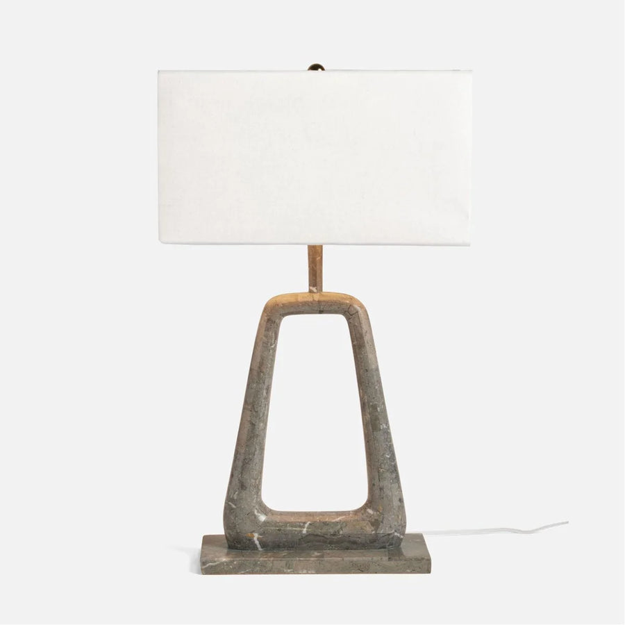 Made Goods Weldon Wishbone Stone Table Lamp