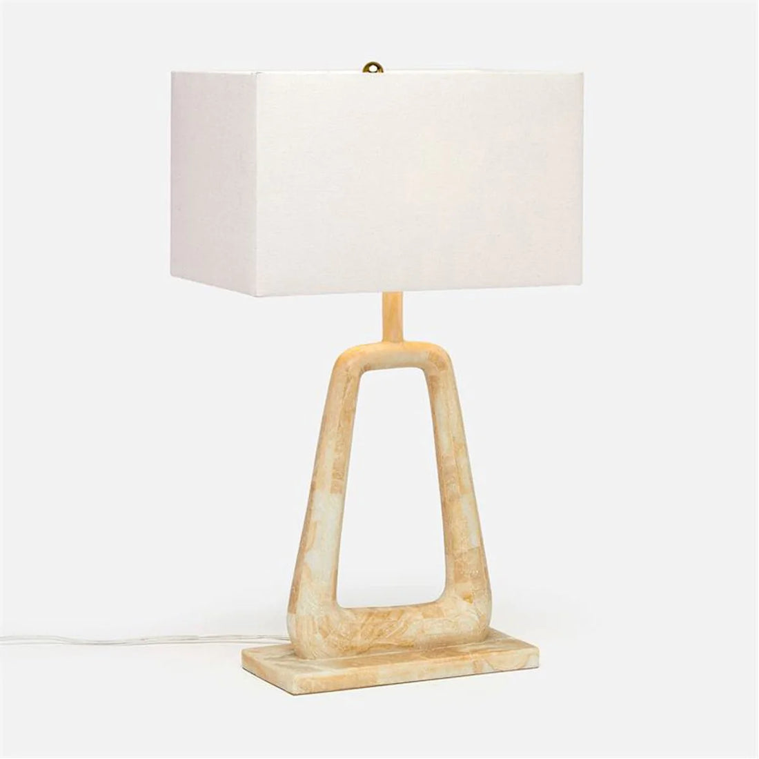 Made Goods Weldon Wishbone Stone Table Lamp