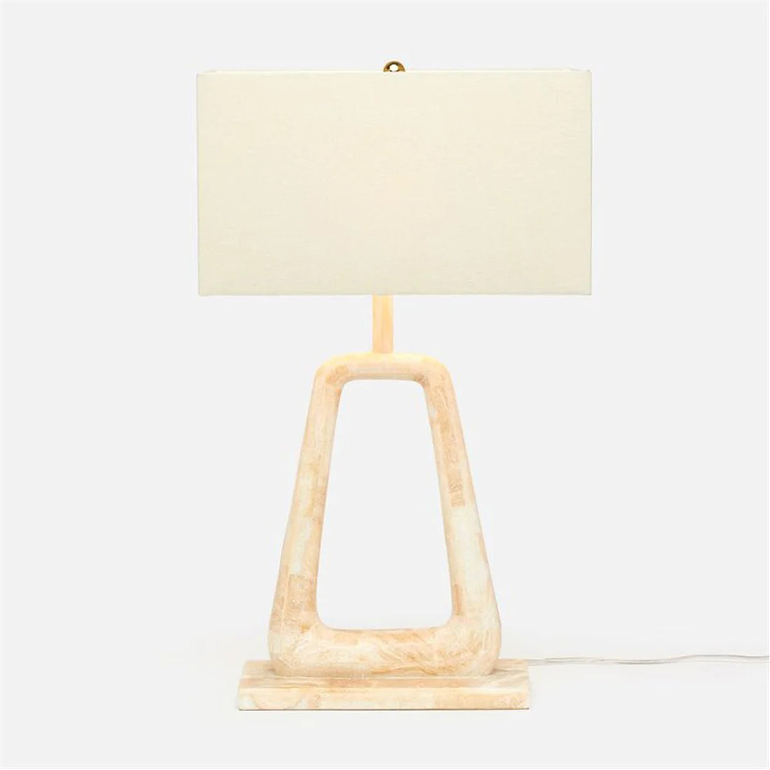 Made Goods Weldon Wishbone Stone Table Lamp