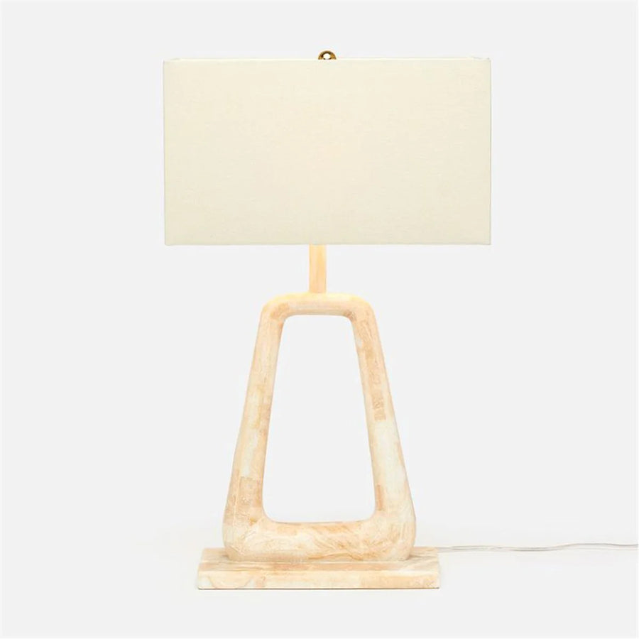 Made Goods Weldon Wishbone Stone Table Lamp