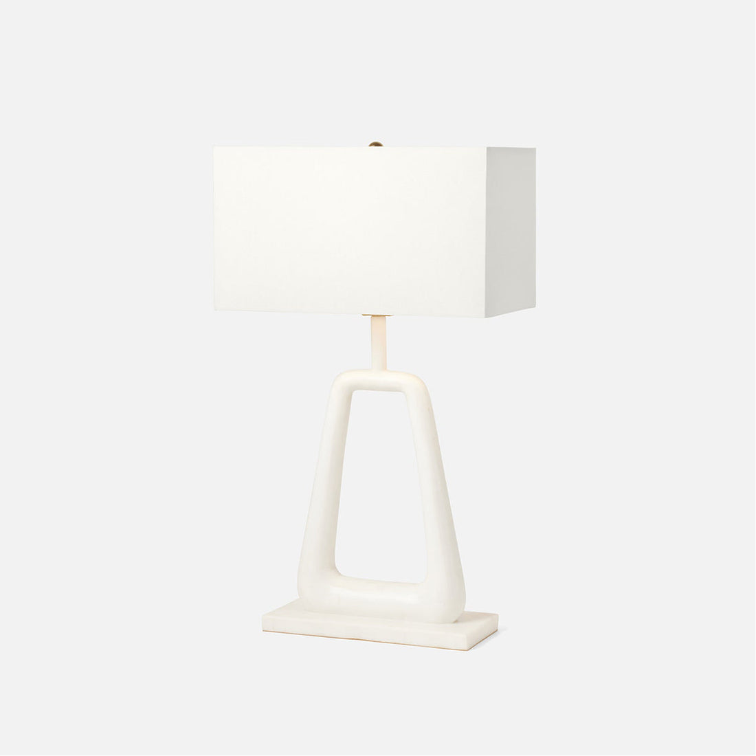 Made Goods Weldon Table Lamp in White Stone