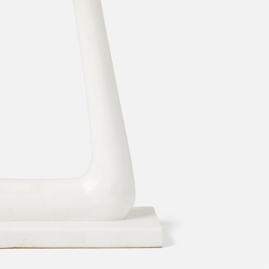 Made Goods Weldon Table Lamp in White Stone