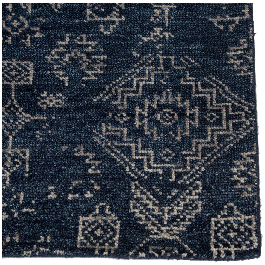 Jaipur Liberty Azuma Tribal Dark Blue Light Gray LIB10 Rug