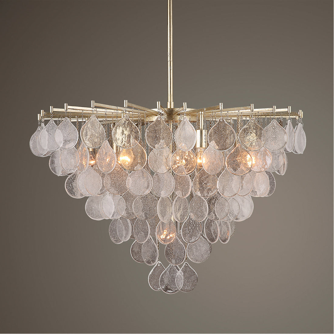 Uttermost Goccia 8-Light Tear Drop Glass Pendant