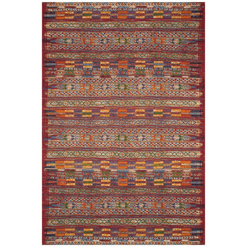 Loloi Mika MIK-09 Red Multi Power Loomed Rug