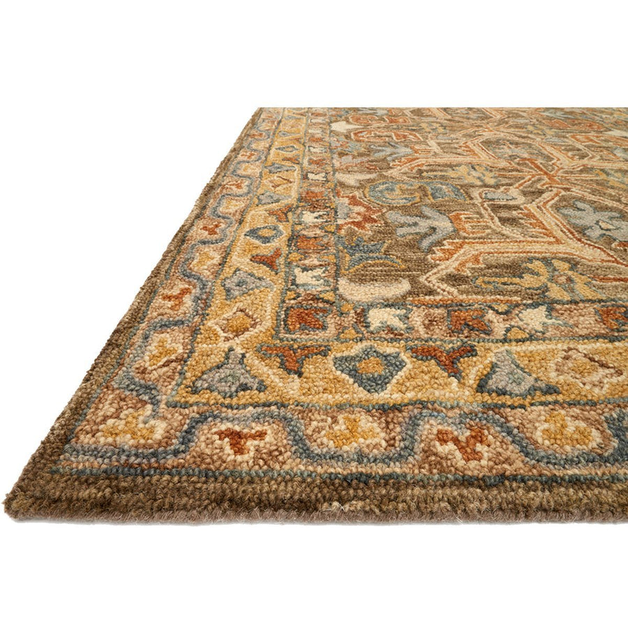 Loloi Victoria VK-01 Walnut and Multi Rug