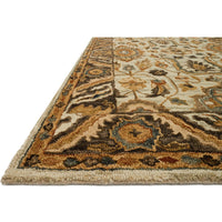 Loloi Victoria VK-02 Ivory and Dark Taupe Rug