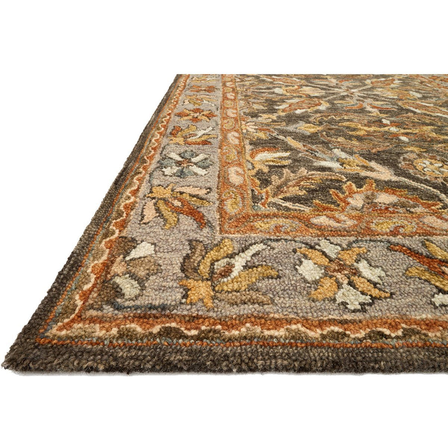 Loloi Victoria VK-06 Dark Taupe and Grey Rug