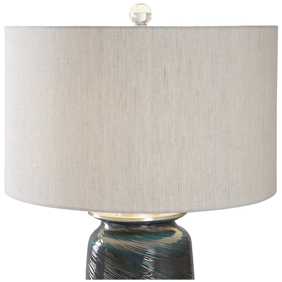 Uttermost Olesya Swirl Glass Table Lamp