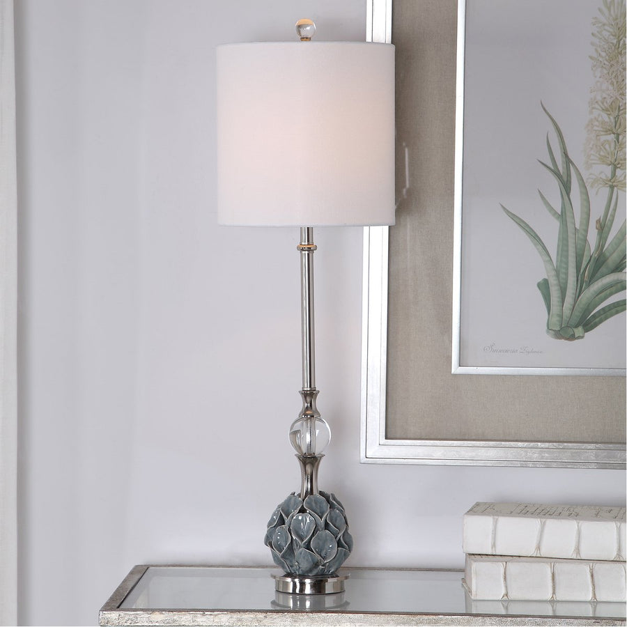 Uttermost Elody Blue Gray Buffet Lamp