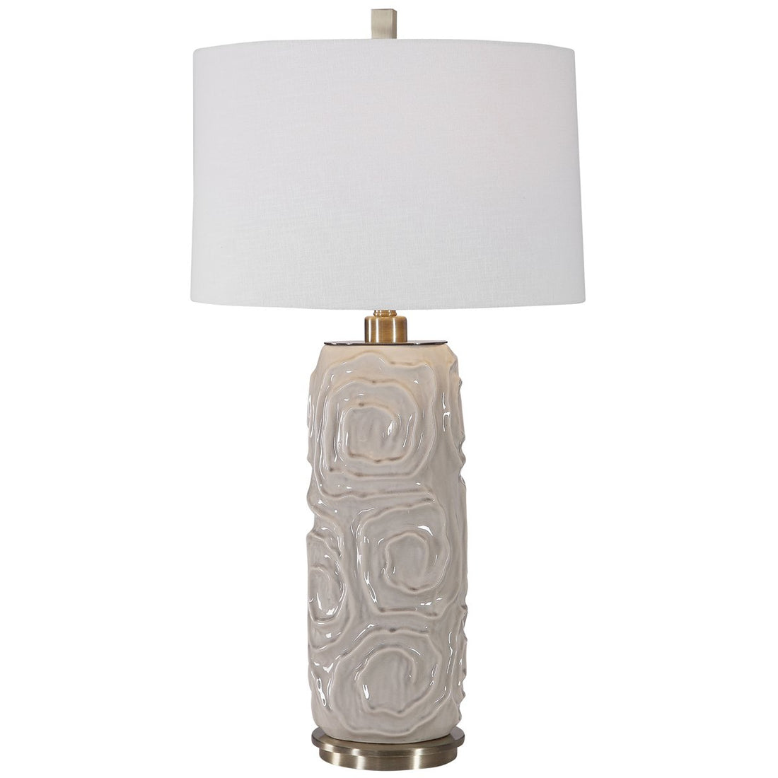 Uttermost Zade Warm Gray Table Lamp