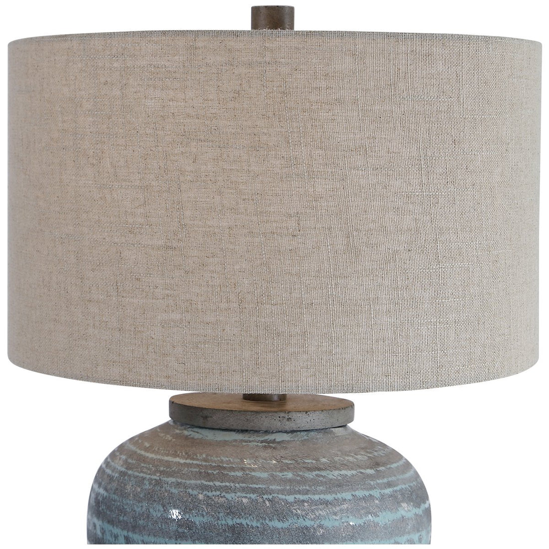 Uttermost Pelia Light Aqua Table Lamp