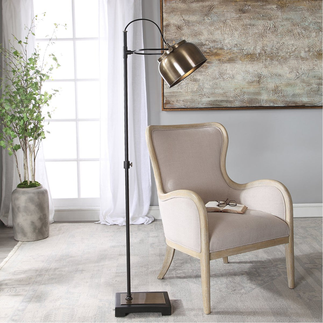 Uttermost Bessemer Industrial Floor Lamp