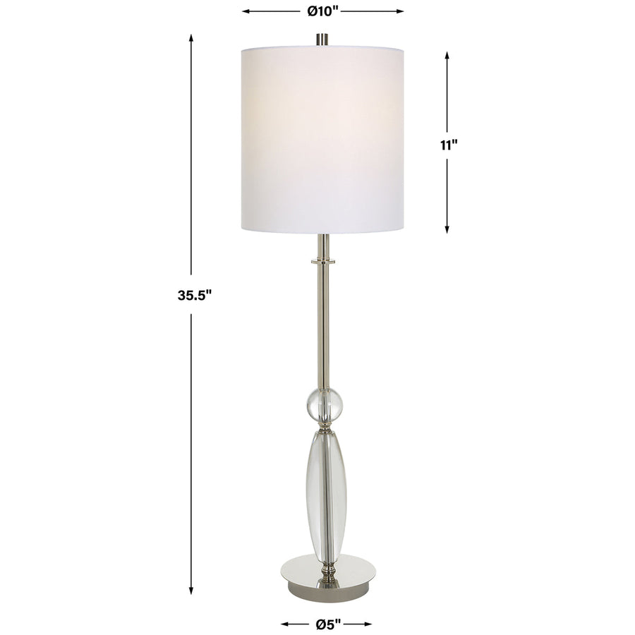 Uttermost Sceptre Crystal Buffet Lamp