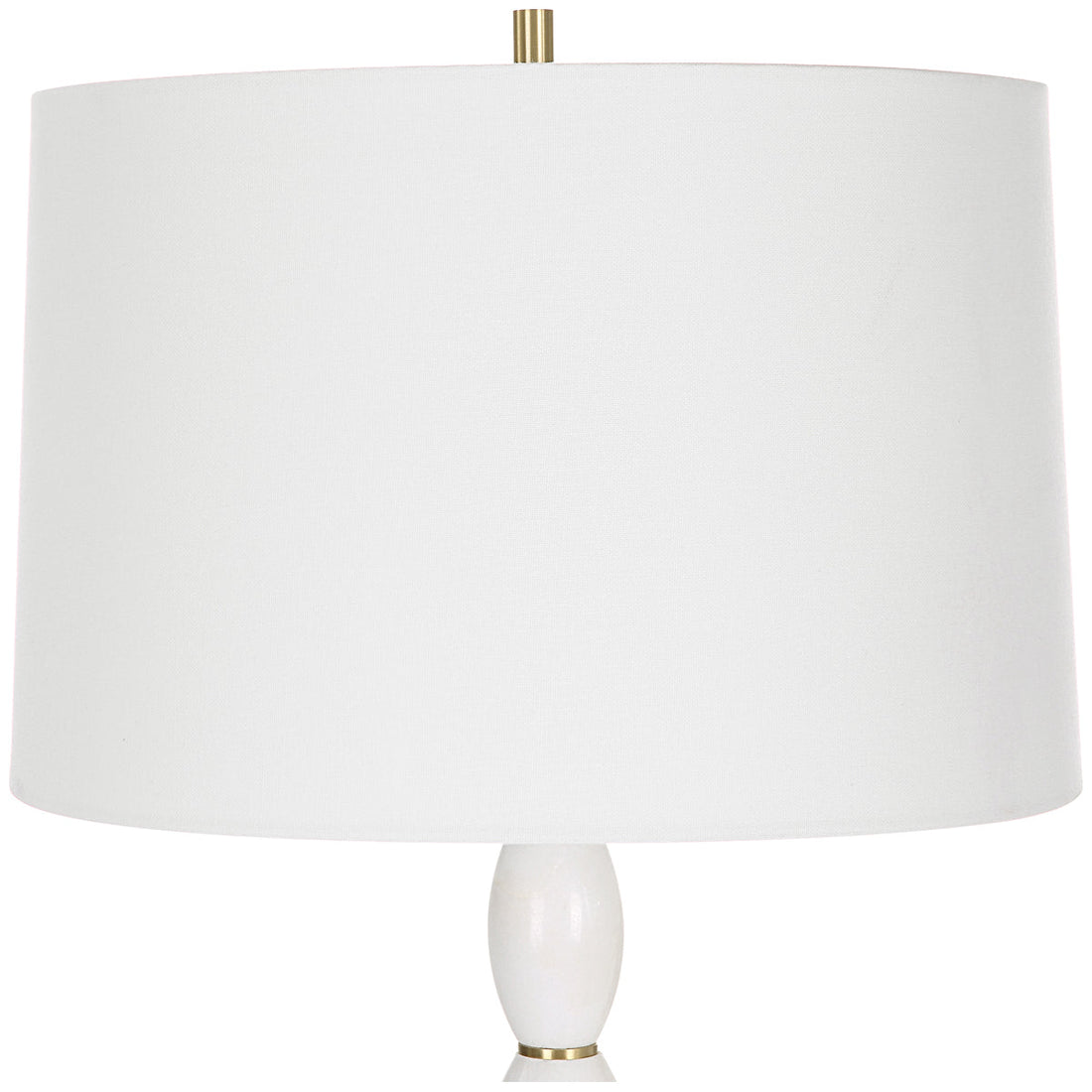 Uttermost Regalia White Marble Table Lamp