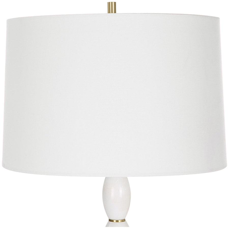 Uttermost Regalia White Marble Table Lamp