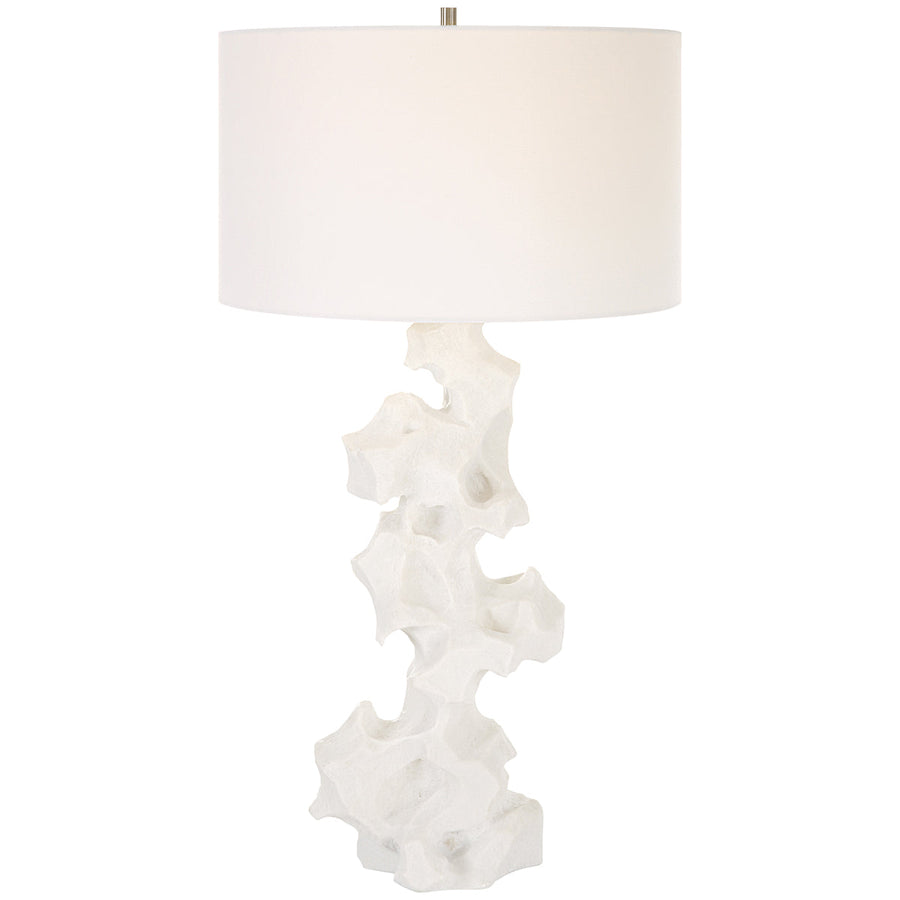 Uttermost Remnant White Marble Table Lamp