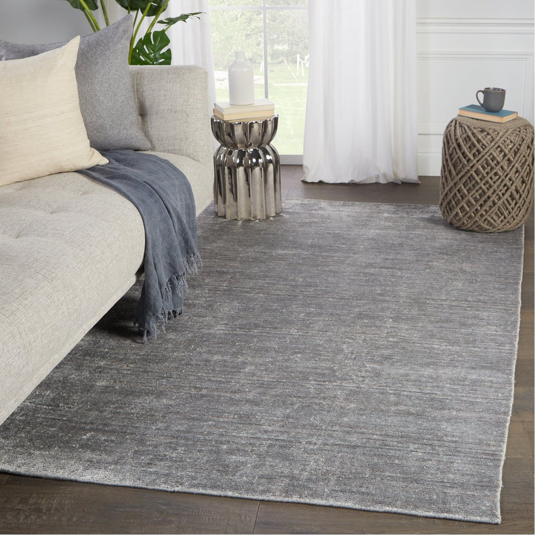 Jaipur Linnet Ardis Solid Silver White LNT01 Rug