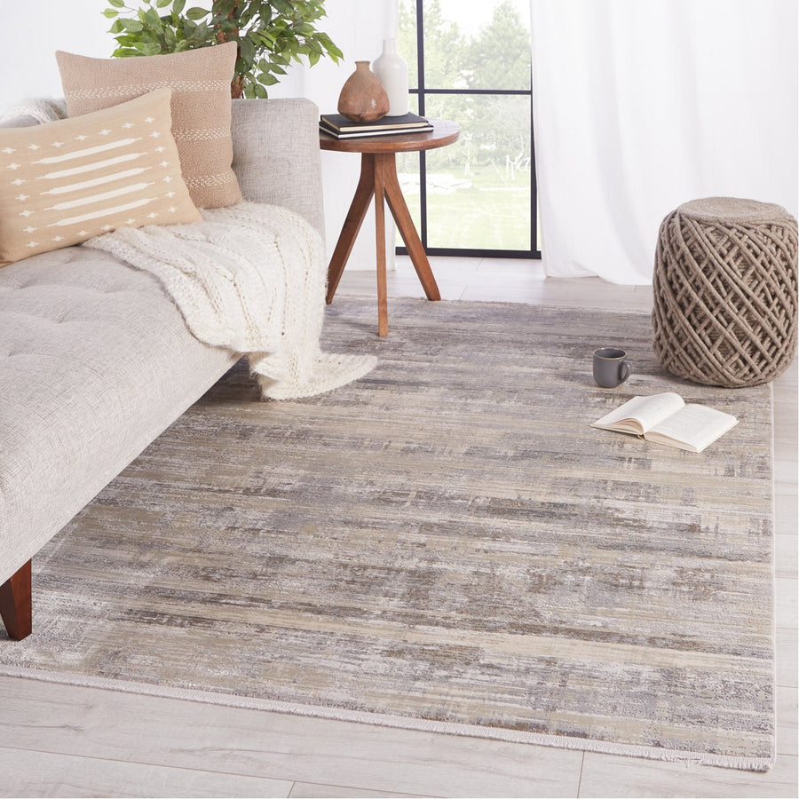 Jaipur Lavigne Leverett Abstract Gray White LVG03 Rug