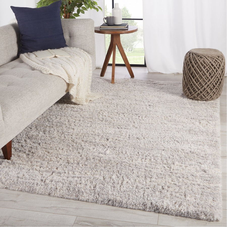 Jaipur Lyra Staves Stripes Light Gray Cream LYR05 Rug