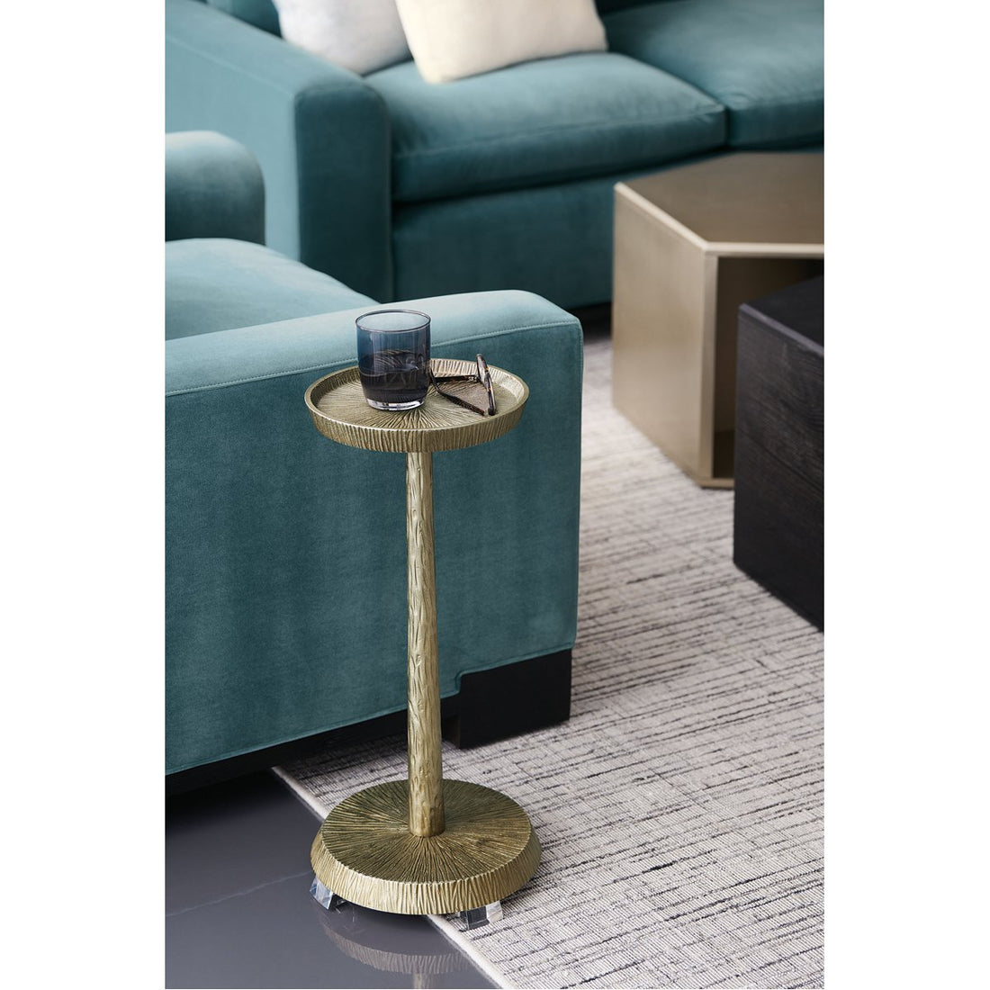 Caracole Modern Artisan Remix Metal Spot Table