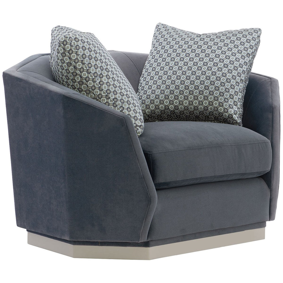 Caracole Modern Expressions Swivel Chair and a Half