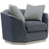 Caracole Modern Expressions Swivel Chair and a Half