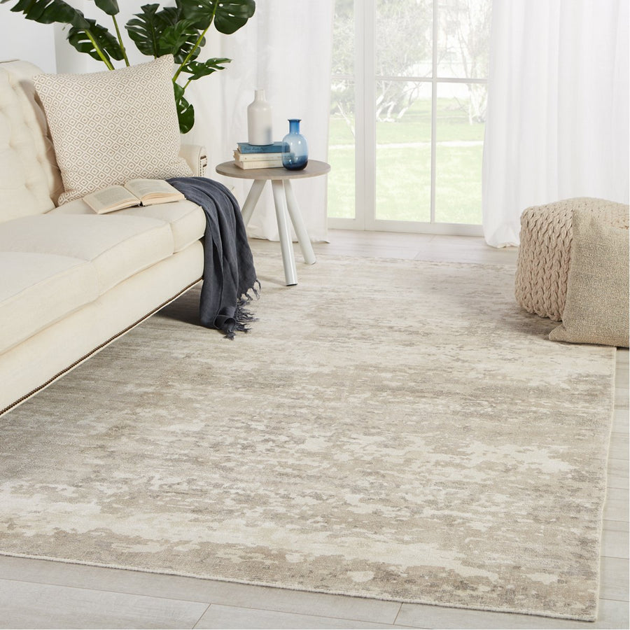 Jaipur Malibu by Barclay Butera Retreat Abstract Gray MBB01 Rug