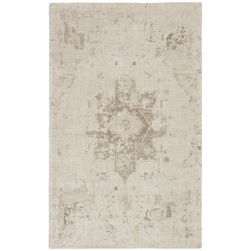 Jaipur Malibu by Barclay Butera Canyon Medallion Ivory MBB03 Rug