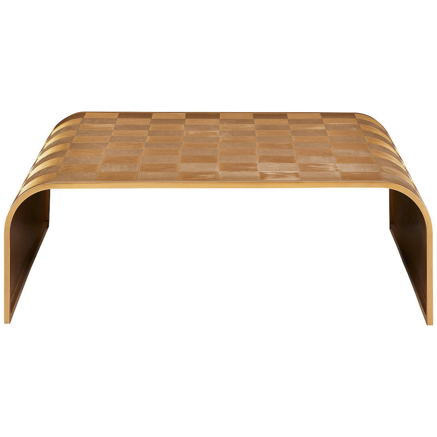 Baker Furniture Weave Square Cocktail Table MCA2153