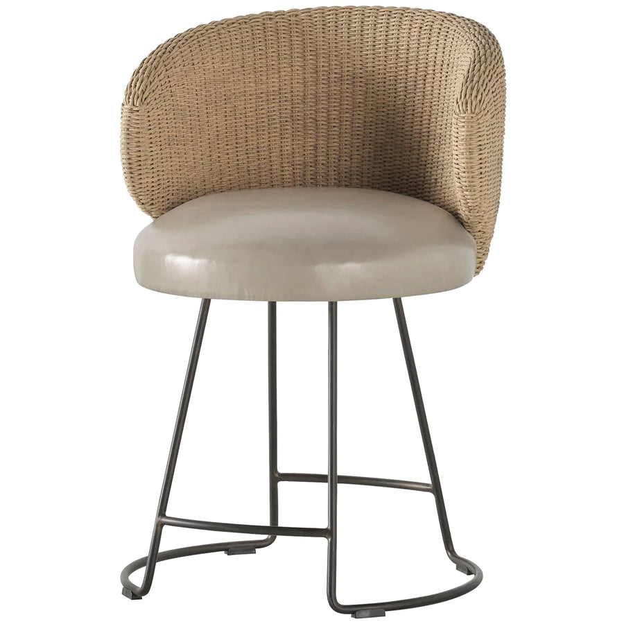 Baker Furniture Hye Dining Chair MCA2338, Blackened Steel