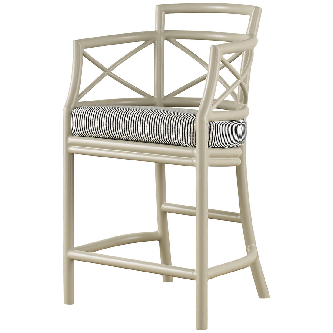 Baker Furniture Gondola Outdoor Arm Barstool MCO3047