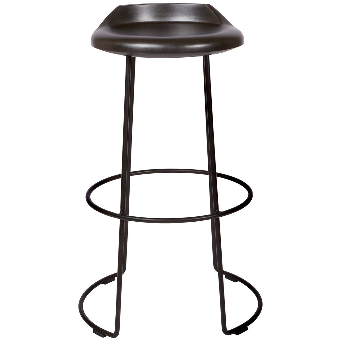 Baker Furniture Swivel Barstool with Concrete Seat MCO408T