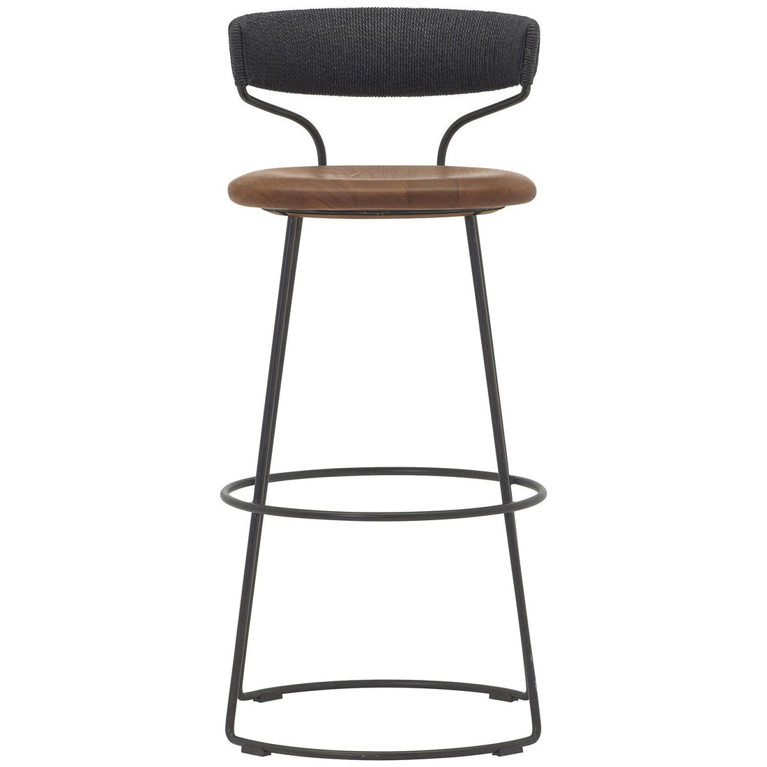 Baker Furniture Danish Cord Swivel Counter Stool MCO426