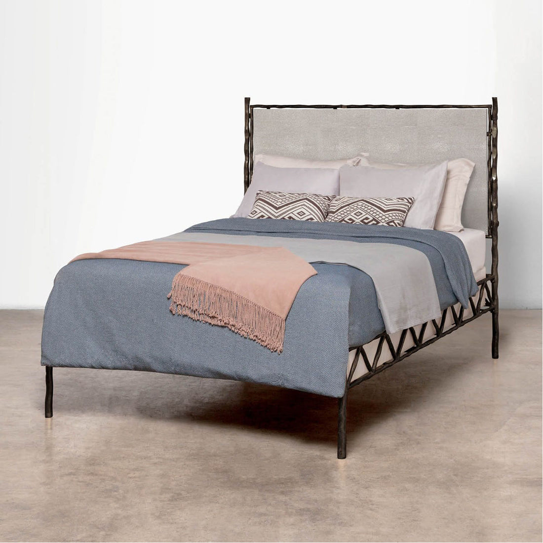 Made Goods Brennan Bed in Havel Velvet