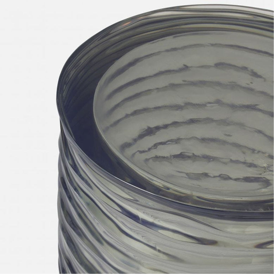 Made Goods Milana Clear Resin Wavy Stool