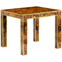 Modern History Brice End Table - Emerald Penshell