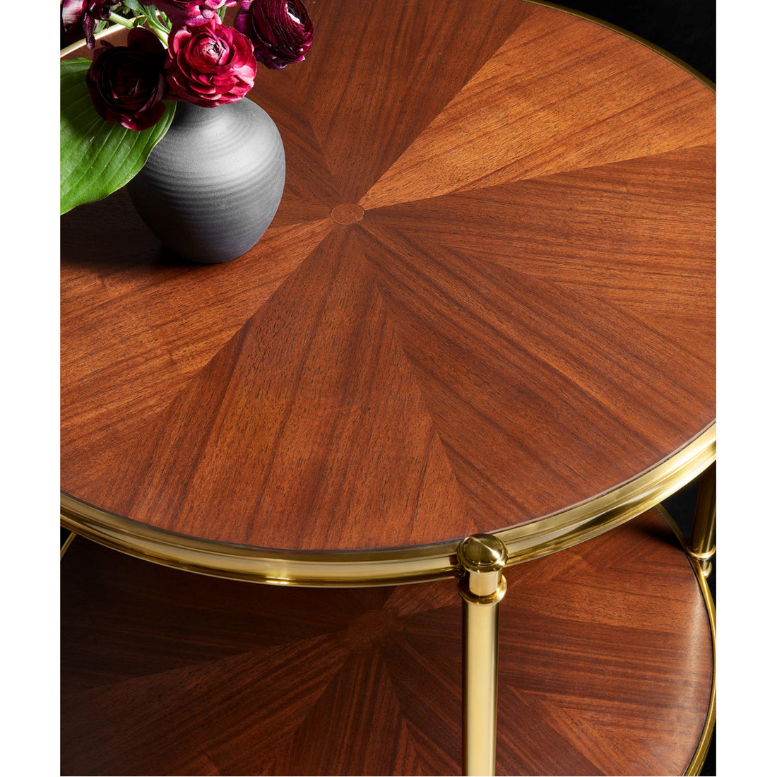 Modern History Kristin 2-Tier Round End Table