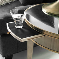 Modern History Tuxedo End Table