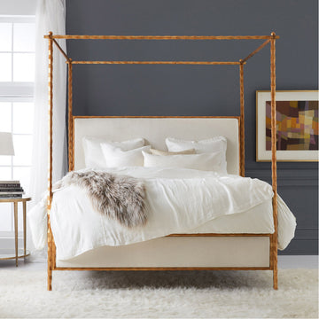 Modern History Organic Bed - Gold Leaf