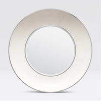 Made Goods Armond Round Realistic Faux Shagreen Mirror