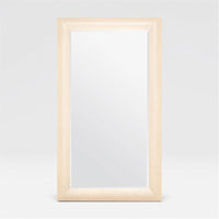 Made Goods Carter Oversized Raffia Border Mirror