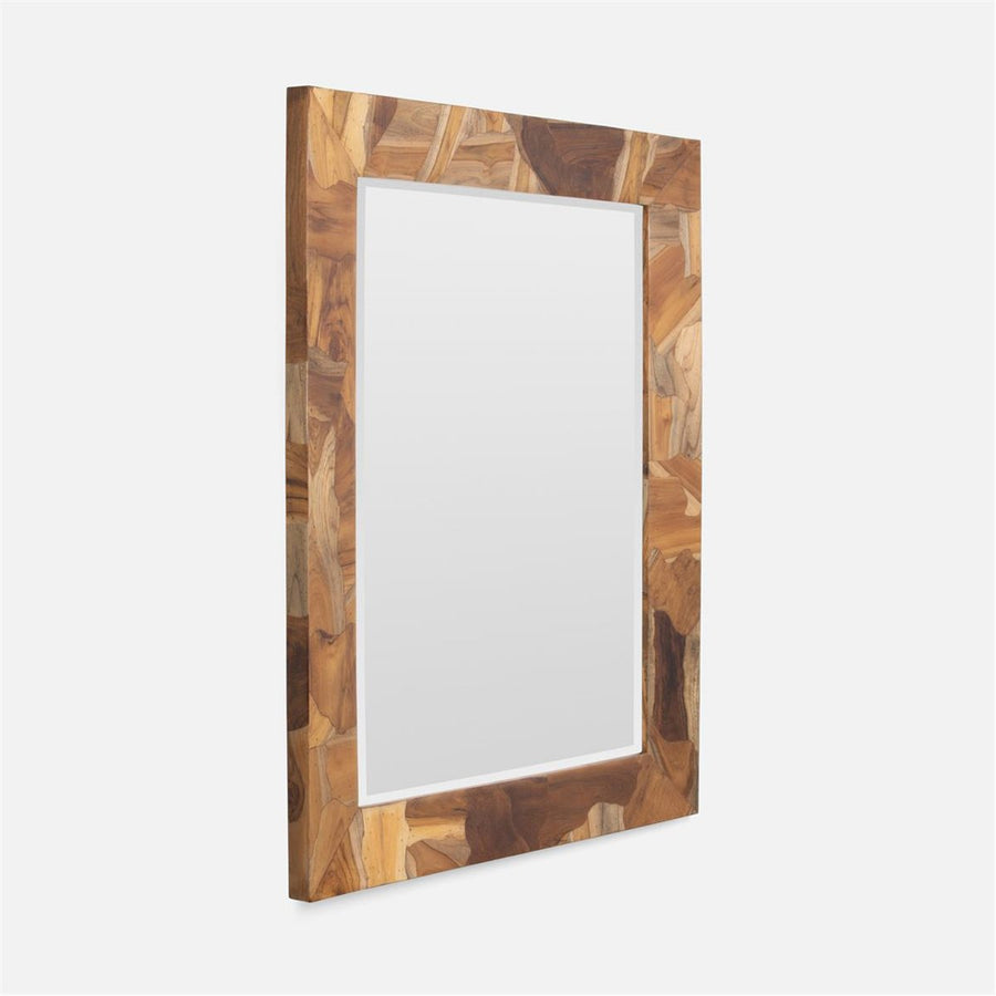 Made Goods Chandler Teak Mirror with Resin