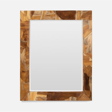 Made Goods Chandler Teak Mirror with Resin