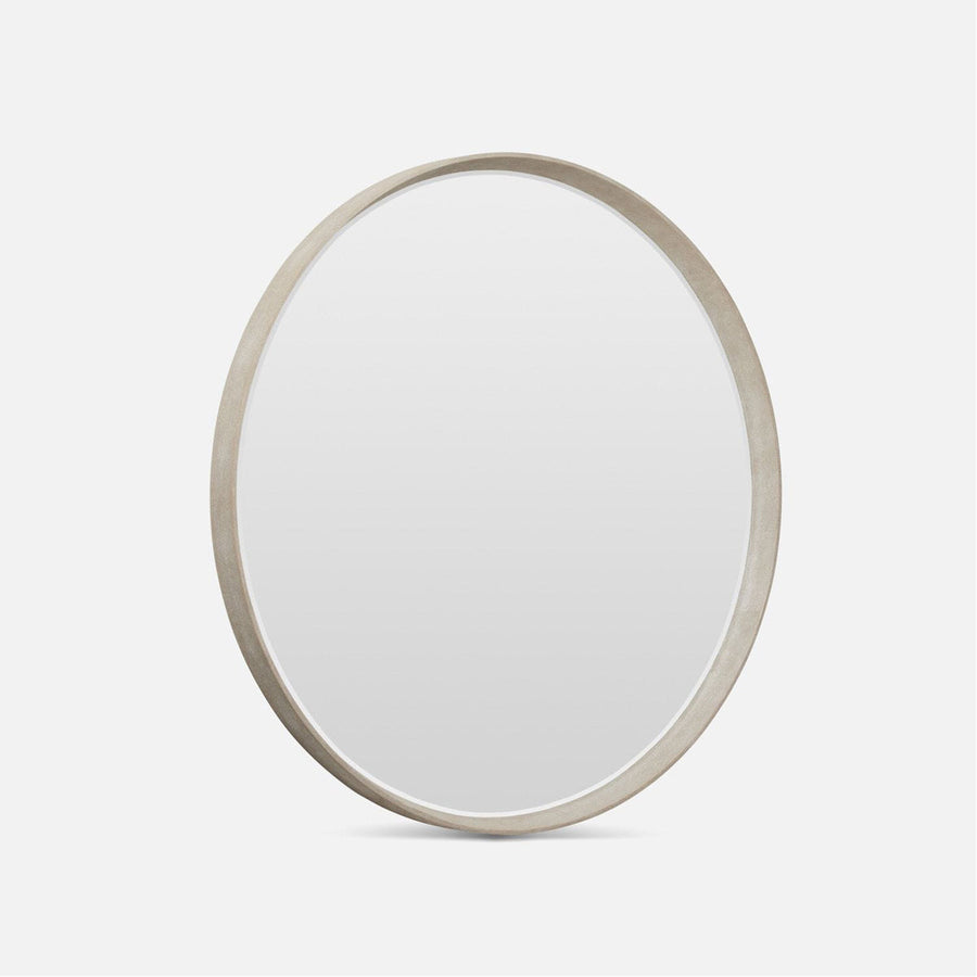 Made Goods Emma Minimal Mirror in Realistic Faux Shagreen