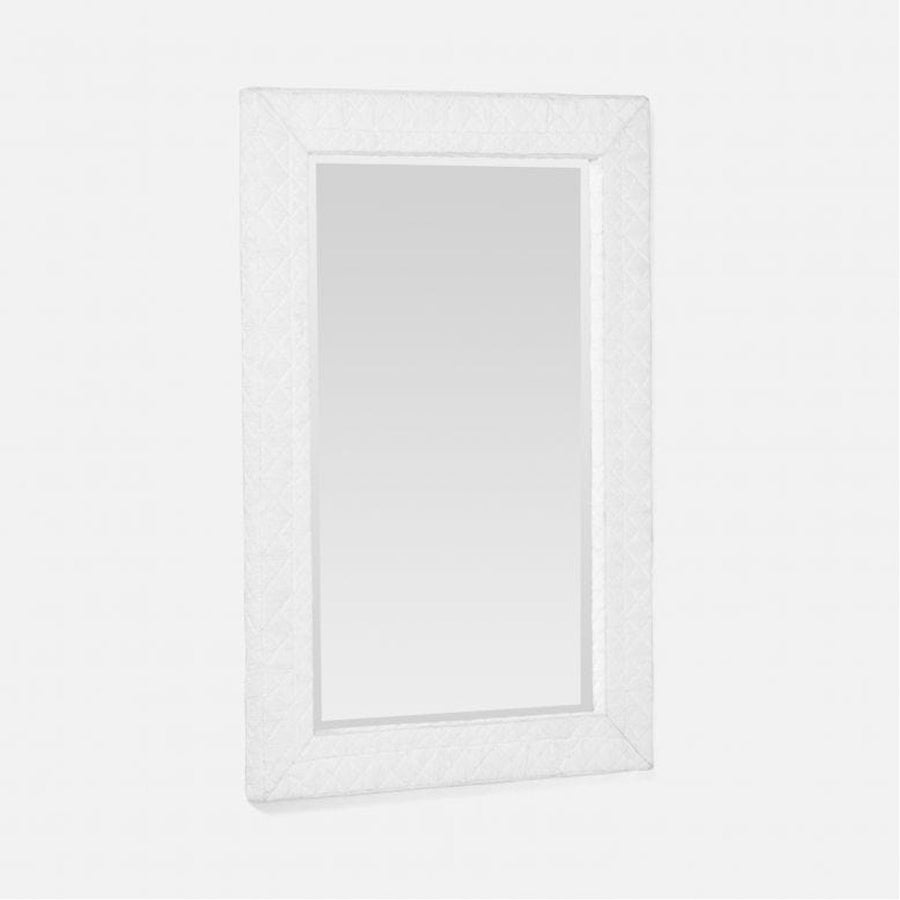 Made Goods Farrimond Rectangular Mirror with Quilted Frame