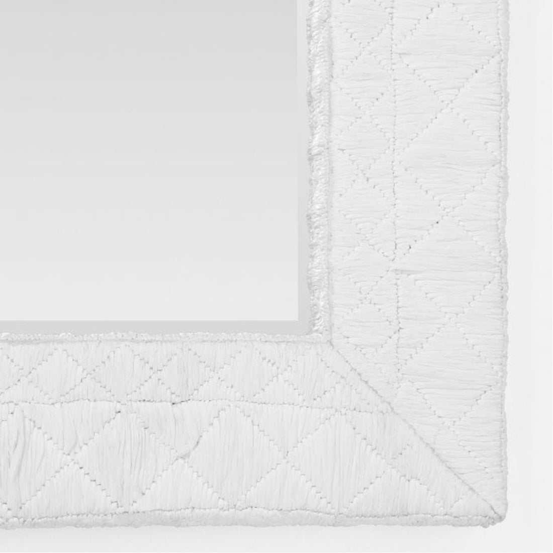 Made Goods Farrimond Rectangular Mirror with Quilted Frame