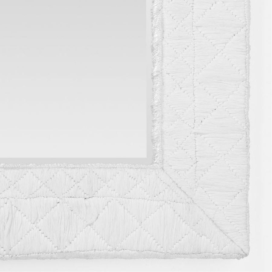 Made Goods Farrimond Rectangular Mirror with Quilted Frame